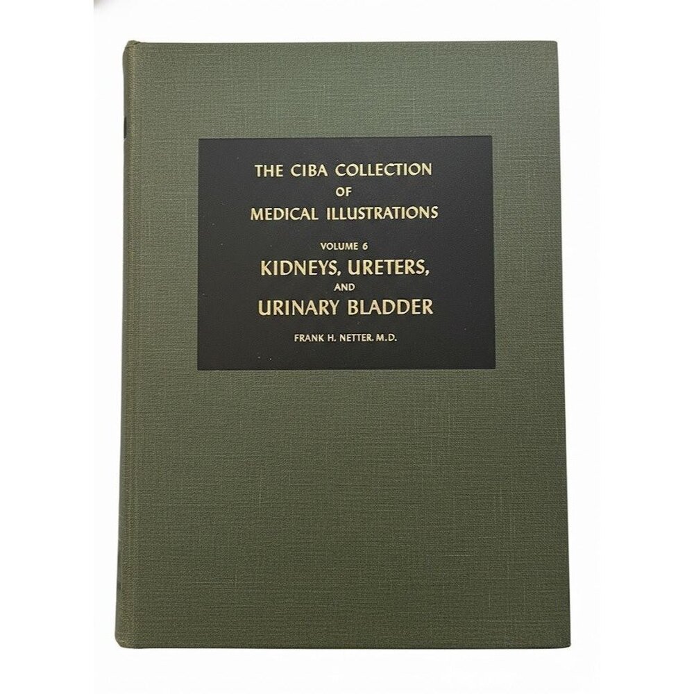 Vintage 1973 Frank Netter CIBA Collection Vol 6: Kidneys Ureters Urinary Bladder
